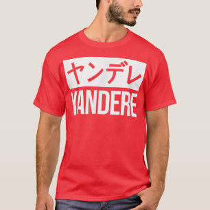 Camiseta Yandere japonés estético de Kawaii