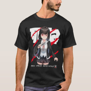 Camiseta Yandere Kawaii Anime Japonés