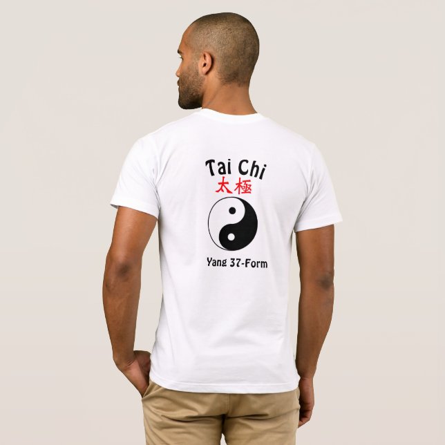 Camiseta Yang 37-Form Tai Chi  (Reverso completo)