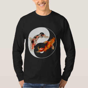 Camiseta Yang Carp Balance Taijitu Japonés Nishikigoi Koi