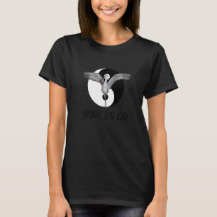 Camiseta Yang Tai Chi Crane Pose Sketch