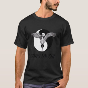 Camiseta Yang Tai Chi Crane Pose Sketch
