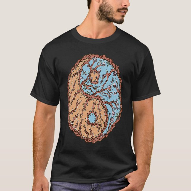 Camiseta Yang Tai Chi Paz Feng Shui Bagua Da (Anverso)