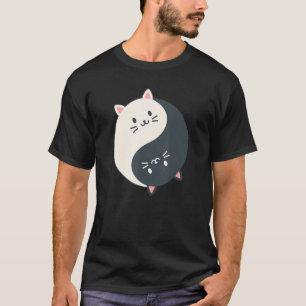 Camiseta Yang Yoga Zen Cute Gatos para el Yoga 2