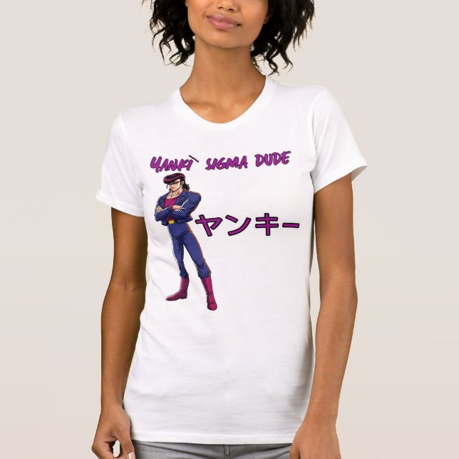 Camiseta Yankī Sigma Dude  (Anverso)