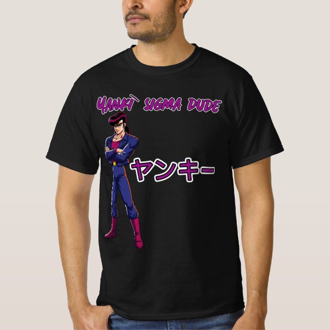 Camiseta Yankī Sigma Dude  (Anverso)