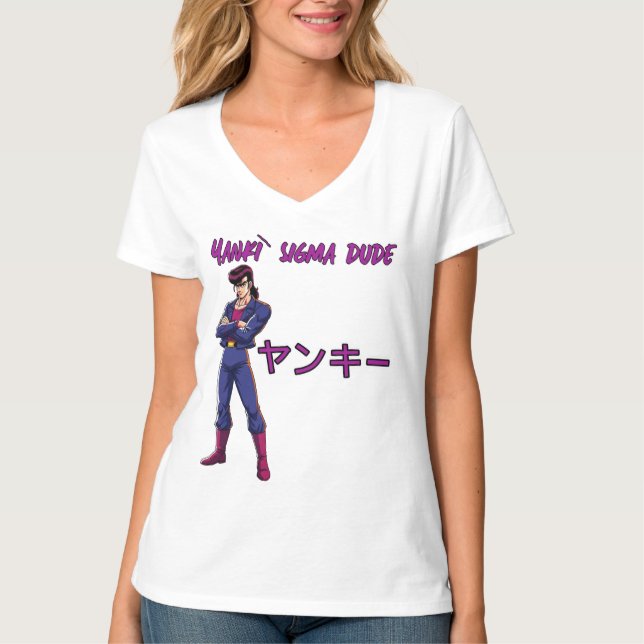 Camiseta Yankī Sigma Dude  (Anverso)