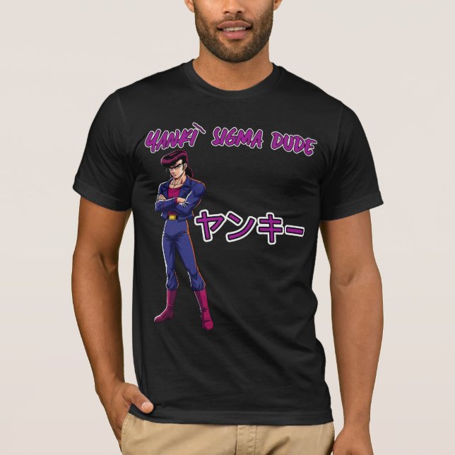 Camiseta Yankī Sigma Dude  (Anverso)
