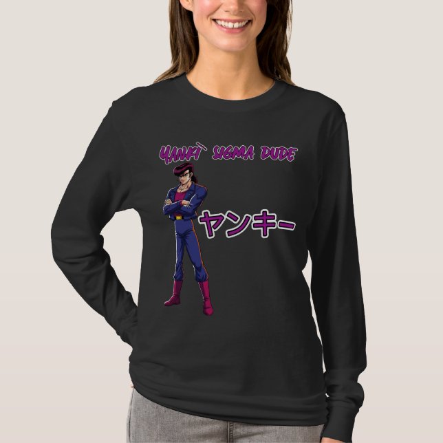 Camiseta Yankī Sigma Dude  (Anverso)