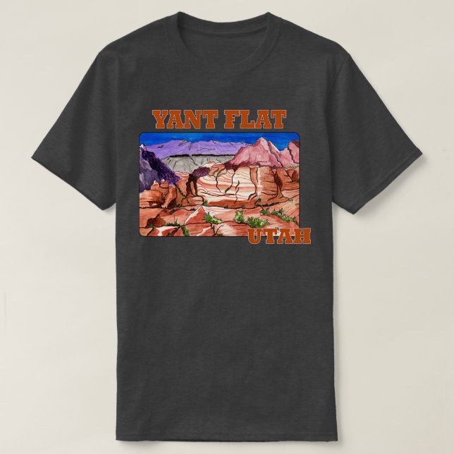 Camiseta Yant Flat Utah (Diseño del anverso)