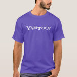 Camiseta Yantoo - Motor de búsqueda de logotipos de marcas<br><div class="desc">Yantoo - Motor de búsqueda de logotipos de marcas parodia. Camiseta divertida con el lema tonto de la marca. Perfecto para regalo de cumpleaños a cualquiera.</div>