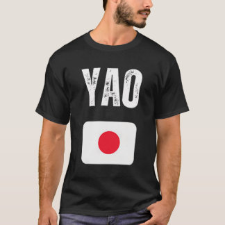 Camiseta Yao Bandera Japonesa Recordatorio de viaje Japonés
