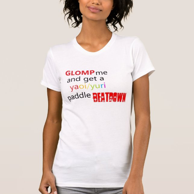 Camiseta Yaoi/Beatdown de la paleta de Yuri (Anverso)