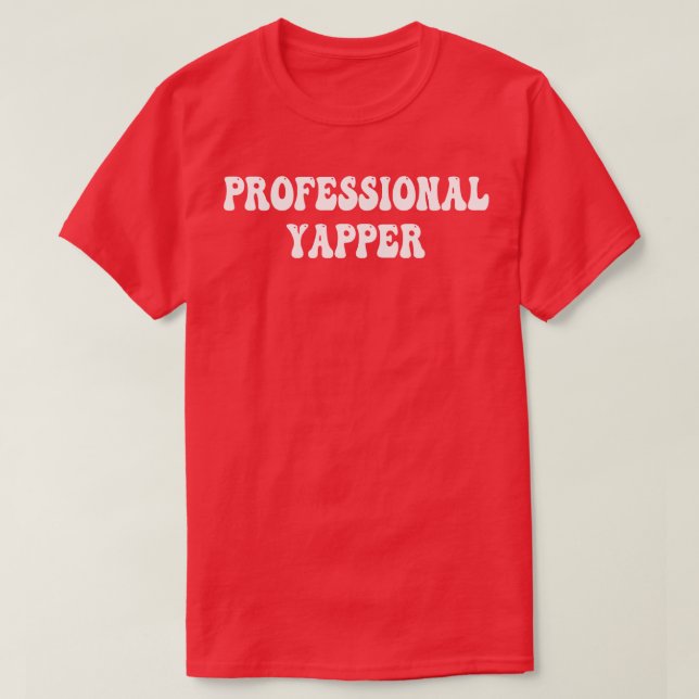 Camiseta yapper profesional (Diseño del anverso)