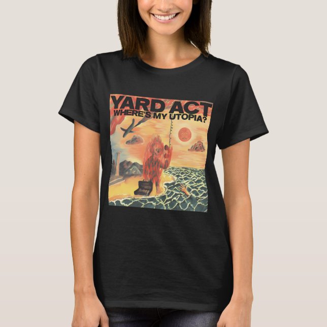 Camiseta Yard Act Dónde está mi Utopía (Anverso)