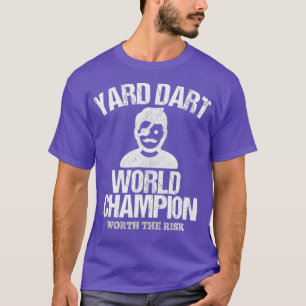 Camiseta Yard Dart Campeón Mundial Shirt Gracioso Regalo