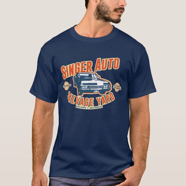 Camiseta Yarda auto del salvamento del cantante (Anverso)