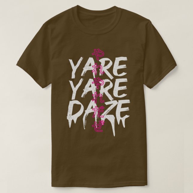 Camiseta Yare Yare Daze (Diseño del anverso)