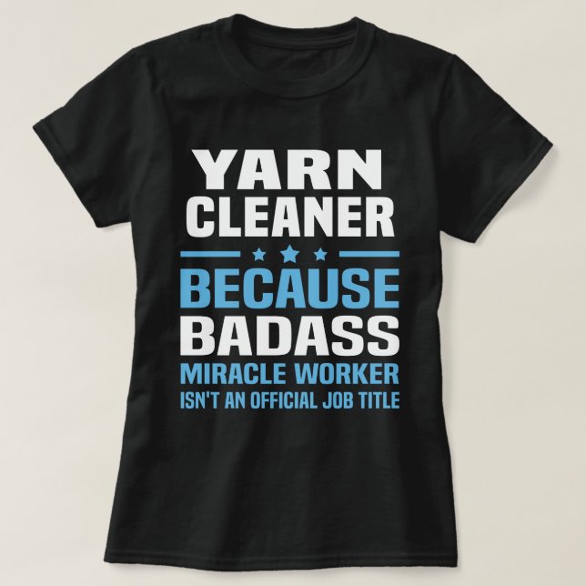 Camiseta Yarn Cleaner (Diseño del anverso)