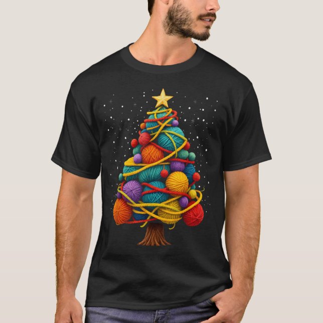 Camiseta Yarn Crochet Crochet Knitter Quilter (Anverso)