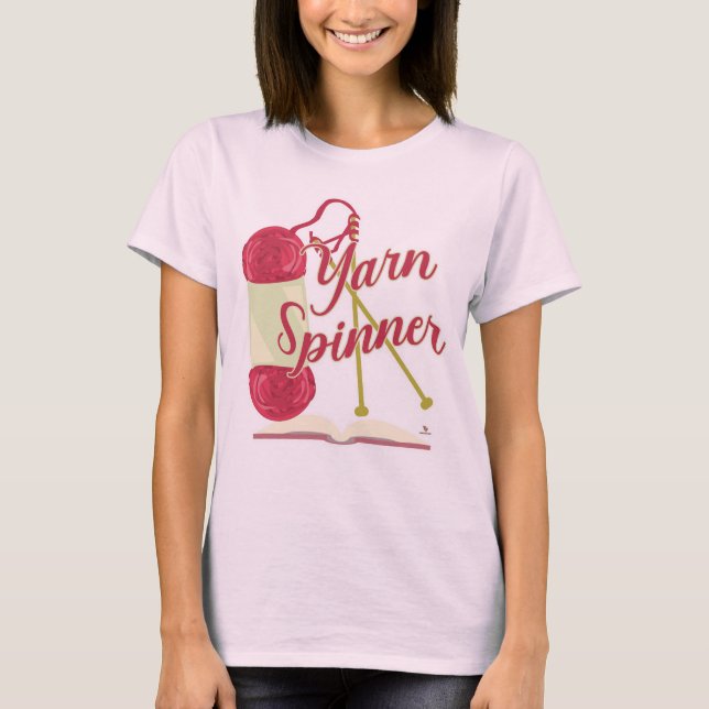 Camiseta Yarn Spinner Storyteller Personalizado de escritor (Anverso)