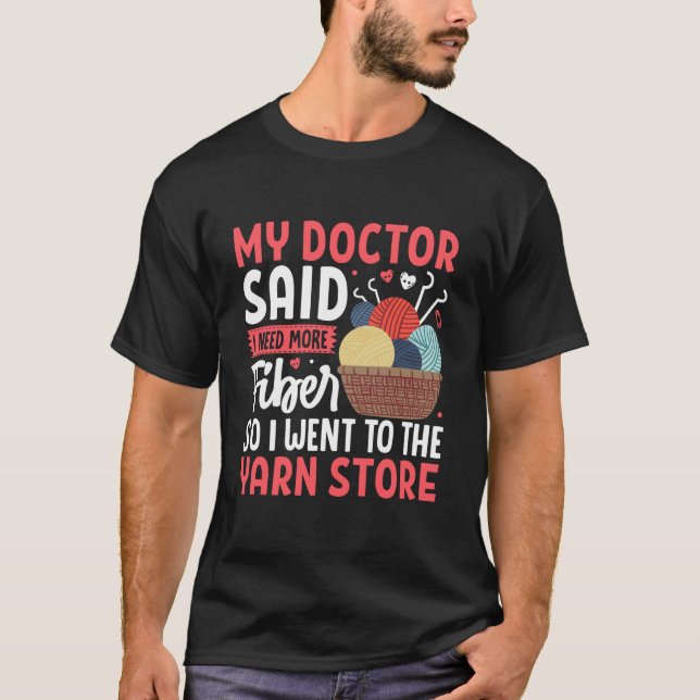 Camiseta Yarn Store Inspired Design My Doctor (Anverso)