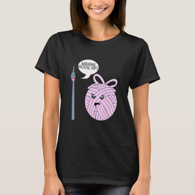 Camiseta Yarn Yarn Yarn Bee Yarn Cotton Yarn (Anverso)