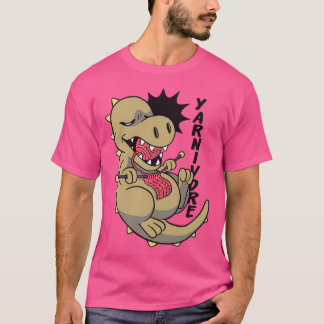 Camiseta Yarnivore Dinosaur Gracioso Regalo para Knitters a