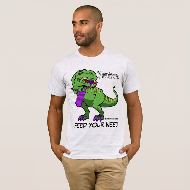 Camiseta Yarnivore Yarnivaurus Rex (Anverso completo)