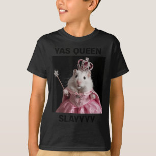 Camiseta Yas Reina Slay Rat Meme Mujeres Chicas Slay Queen 