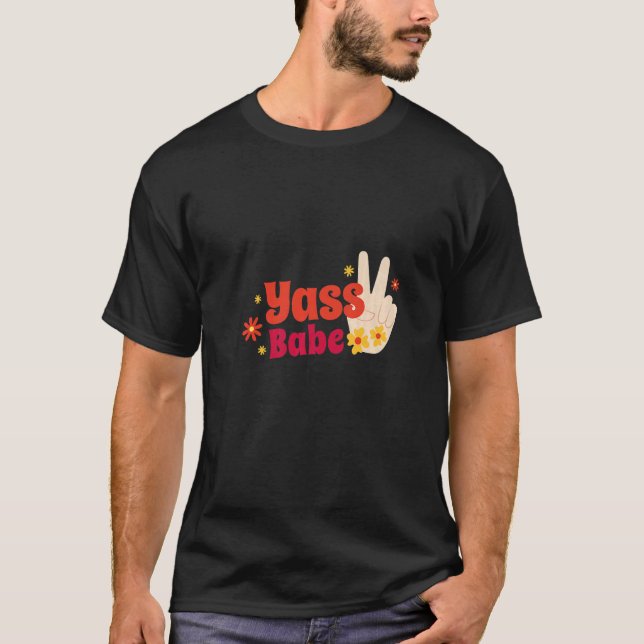 Camiseta Yass Babe Peace Hands Premium (Anverso)
