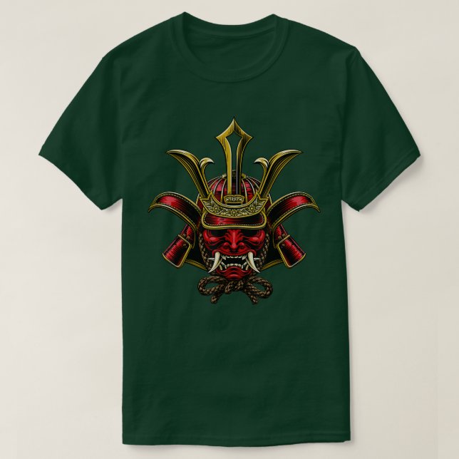 Camiseta Yasuke Black Japanese Samurai Bushido Warrido Kata (Diseño del anverso)