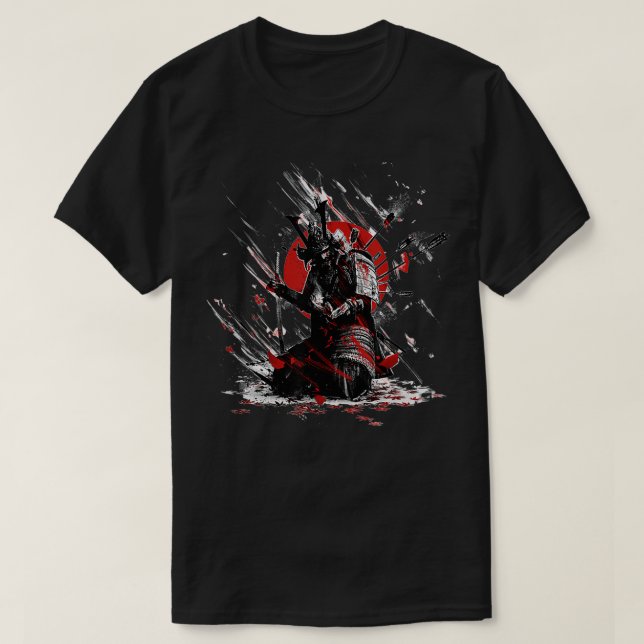 Camiseta Yasuke Black Japanese Samurai Bushido Warrior Japo (Diseño del anverso)