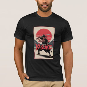 Camiseta Yasuke Samurái Negro Ronin Africano