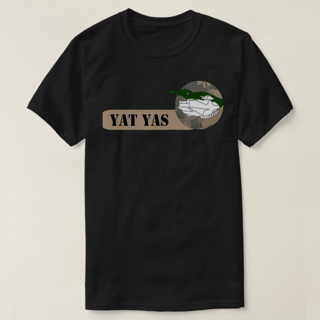 Camiseta YAT YAS Amtrace AAV Armor Military Veteran (Diseño del anverso)