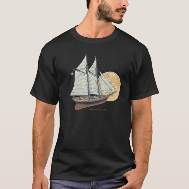 Camiseta Yate "América" del Schooner, 1851 (Anverso)