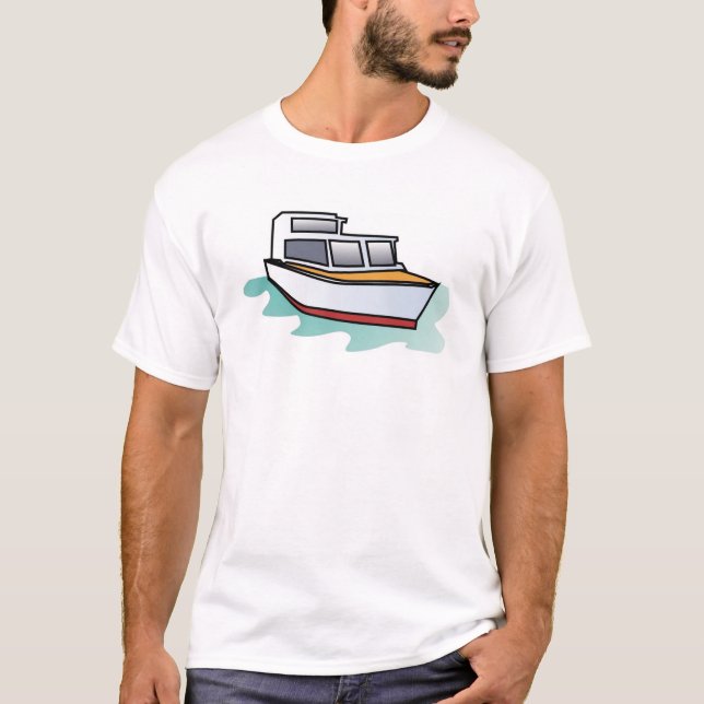 Camiseta Yate estilo gradiente (Anverso)