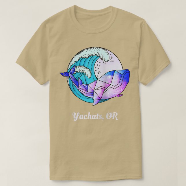 Camiseta Yates O Asesino Geométrico De Orca Japonés Wh (Diseño del anverso)