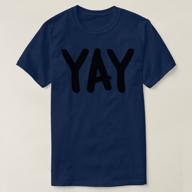 Camiseta Yay (Diseño del anverso)