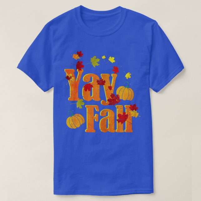 Camiseta Yay FallAutumt Diseño temático con Lea (Diseño del anverso)