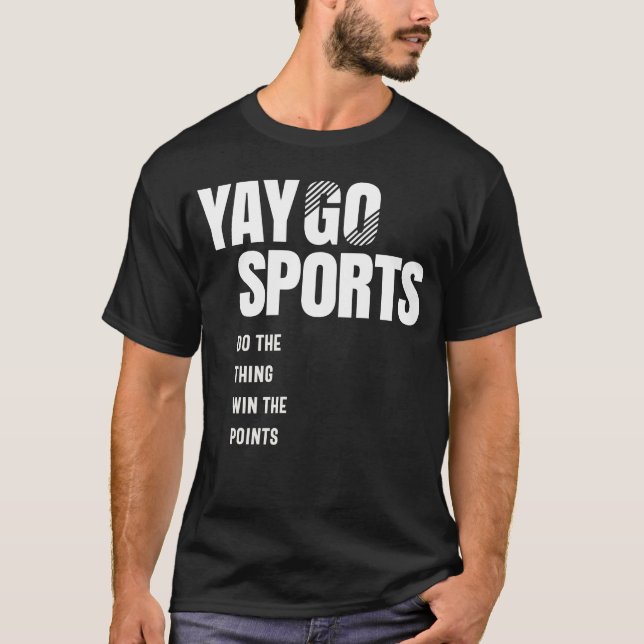 Camiseta Yay Go Sports - Deportes divertidos (Anverso)