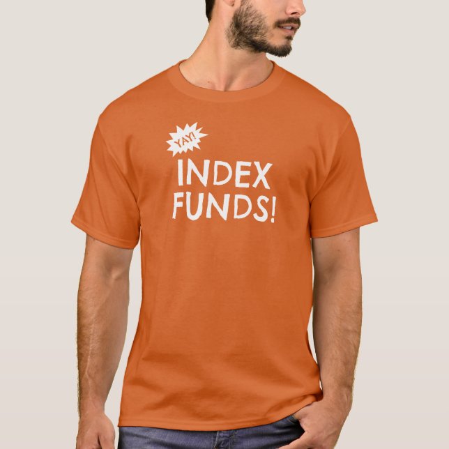 Camiseta ¡Yay Index Funds! (Anverso)