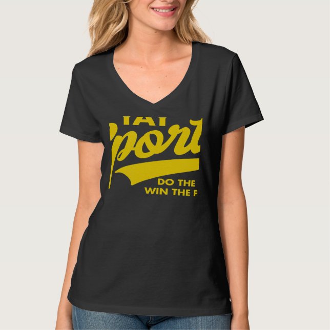 Camiseta Yay Sports Do the Thing Win Points Swash Yellow (Anverso)