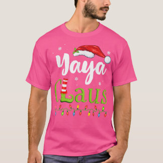 Camiseta Yaya Claus Graciosa Abuela Santa Pajamas Navidades