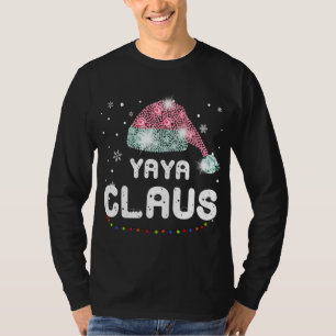 Camiseta Yaya Claus Navidades Gorra Diamond Pajama Family M