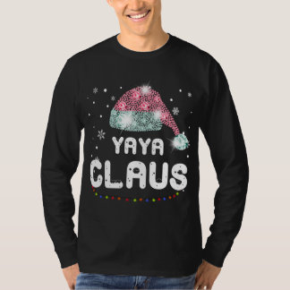 Camiseta Yaya Claus Navidades Gorra Diamond Pajama Family M