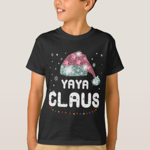 Camiseta Yaya Claus Navidades Gorra Diamond Pajama Family M