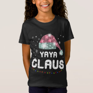 Camiseta Yaya Claus Navidades Gorra Diamond Pajama Family M