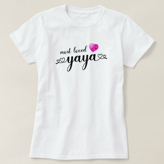 Camiseta YaYa, el más querido (Diseño del anverso)