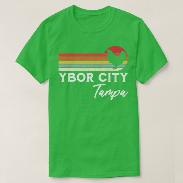 Camiseta Ybor City Tampa Florida Chicken Lover Souvenir Gif (Diseño del anverso)